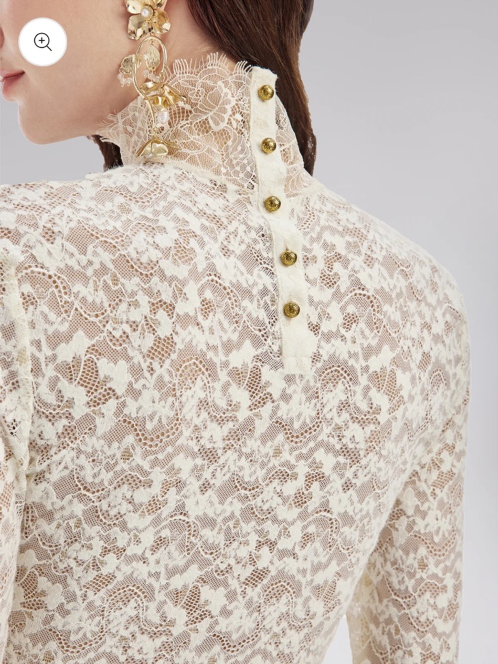 RICHRADIQS Rich Radi Q’s French lace pullover top - Picture 7 of 7